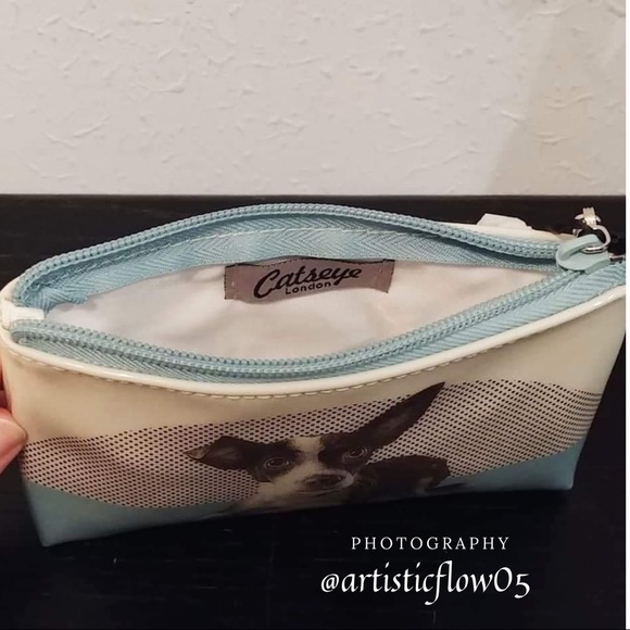 NEW! Modern Zip Pouch Etched Dog by Catseye London - Picture 4 of 9